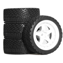 4pcs 68mm 1/10 RC Racing Car Tires  Road Touring Drift Car Tyre Wheel for -TT01 TT02 XV01 XV02 TA06 W179
