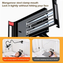Tablet Clip Grip Stand 360 Adjustable Holder Flexible Long Arm Gooseneck for