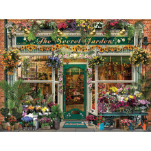 1000 Teile Puzzle für Erwachsene Garry Walton Storefronts Florist Der Geheime Garten 27x20
