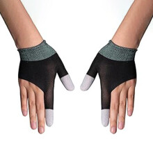 QPOIBSD Mobiele Game Handschoenen, Ultra-Dunne Gaming Handschoenen, Ademend voor Mobiele Spelers