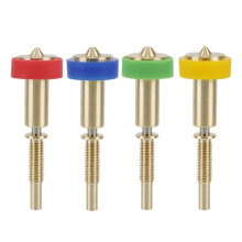 4 Pièces Hotend pour Extrudeuse Revo Hotend 0,25 mm 0,4 mm 0,6 mm 0,8 mm Imprimante 3D Buses Intégrées Buse en Laiton