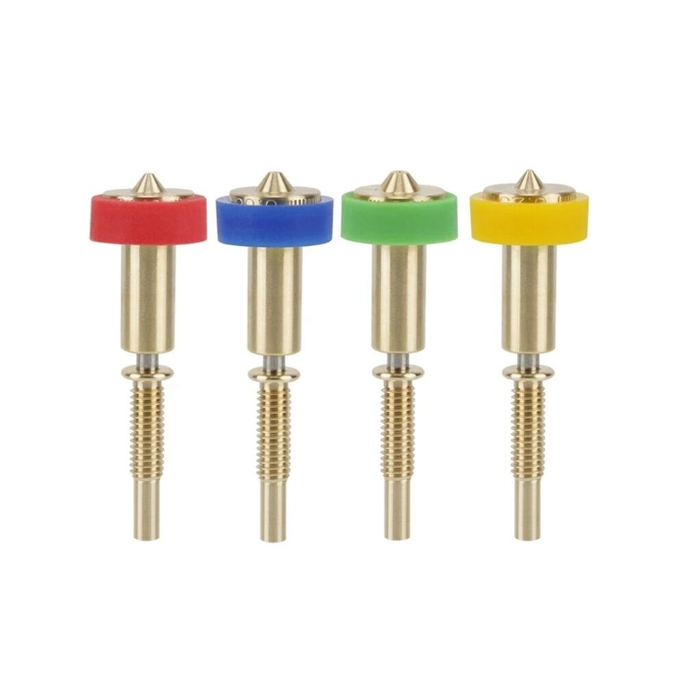 4Pcs Hotend For Revo Hotend Extruder 0.25Mm 0.4Mm 0.6Mm 0.8Mm 3D Printer Integrated Nozzles Brass Nozzle 6033577006452