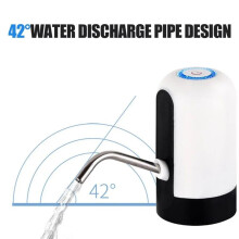 White/Black Water Bottle Pump USB Charging Auto  Drinking Dispenser Charging One Click Auto  Drink Pump