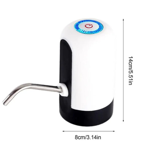 White/Black Water Bottle Pump USB Charging Auto  Drinking Dispenser Charging One Click Auto  Drink Pump 2