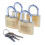 Locksmyth Keyed Padlock (Pack of 4) 1