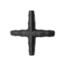 50 Pcs Hose Straight Connector For 4/7 mm Hose 1/4 Inch Barb Barbed Connector Threaded Garden Greenhouse Micro-Irrigation Pipe Accessories
