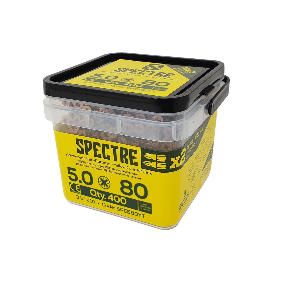 Forgefix Spectre Screw, Pz Compatible, Csk, Zyp