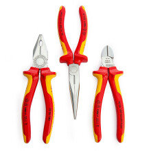 Knipex Chrome Plated Pliers (Pack of 3)