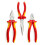 Knipex Knipex Chrome Plated Pliers (Pack of 3) 1