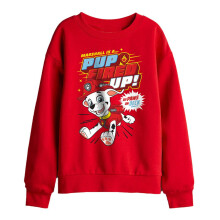 (7-8 Years, Red) Paw Patrol Childrens/Kids Pup Fired Up Marshall Sweatshirt