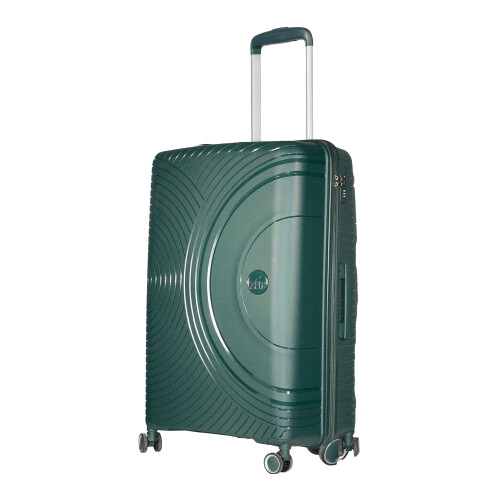 (32in, Green) Public Dealz Polypropylene Hardshell Luggage Set