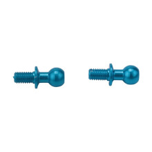 20 Piezas Tornillos de Cabeza de Bola Hexagonal M3 de Metal para TT-01 TT-02 Sakura D4 D5 1/10 RC Piezas de Repuesto de Coche de Deriva