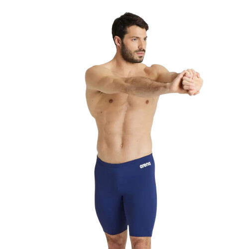 Arena (36R, Navy/White) Arena Mens Solid Jammer Shorts 2
