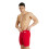 Arena (28R, Red/White) Arena Mens Solid Jammer Shorts 3
