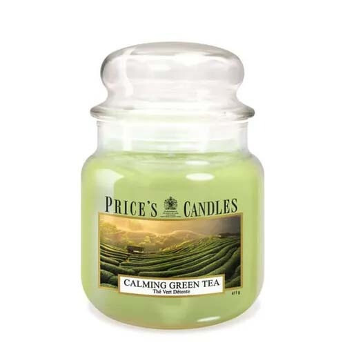 Prices Candles Medium Jar Calming Green Tea