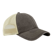 (One Size, Vintage Brown/Stone) Beechfield Unisex Adult Vintage 6 Panel Trucker Cap