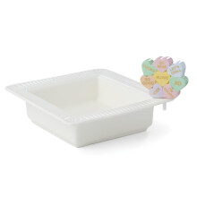 Lenox 897862 Ensemble de Bol Carré et Bonbons en Cœur pour la Saint-Valentin