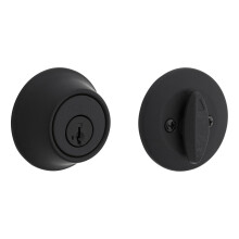 Kwikset 660 Türschloss, Matt Schwarz Rund, Schlüssel Fronttür, Pick Resistant SmartKey Rekey