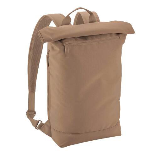 BagBase (One Size, Hazelnut) Bagbase Simplicity Lite Roll Top Backpack