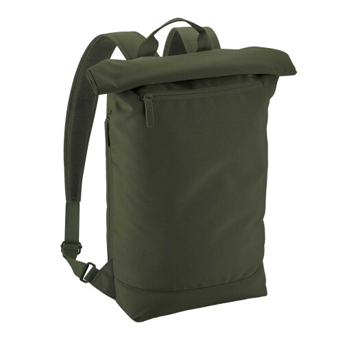 BagBase (One Size, Pine Green) Bagbase Simplicity Lite Roll Top Backpack