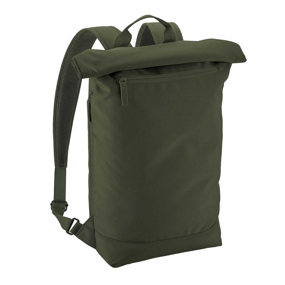 Bagbase (One Size, Pine ) Simplicity Lite Roll Top Backpack Green