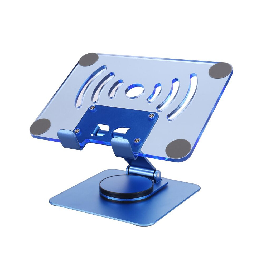 360 Rotating Tablet Stand Adjustable Portable Acrylic Desktop Stand For Tablets To 12.9 Inches 6033664538699