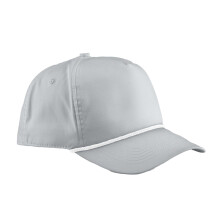 (One Size, Light Grey/White) Beechfield Unisex Adult Rope Detail Golf Cap