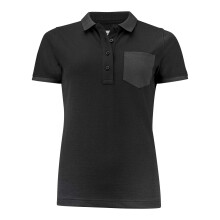 (M, Black) James Harvest Womens/Ladies Pinedale Piqué Polo Shirt