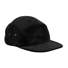 (One Size, Black) Beechfield Unisex Adult EarthAware Cord Camper Cap