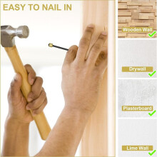 90 Pezzi Chiodi per Appendere Quadri Chiodi Decorativi per Appendere Quadri Decorazioni da Parete Kit Cornice 3 Misure Gancio per Foto