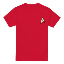 (3XL, Red) Star Trek Mens Engineering Uniform T-Shirt