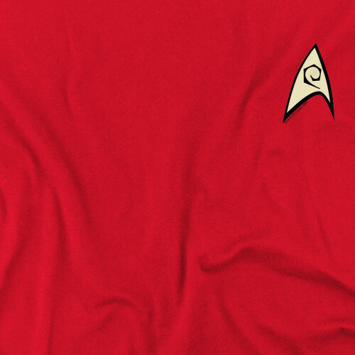 Star Trek (XL, Red) Star Trek Mens Engineering Uniform T-Shirt 2