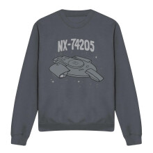 (L, Black) Star Trek Unisex Adult The Defiant Sweatshirt