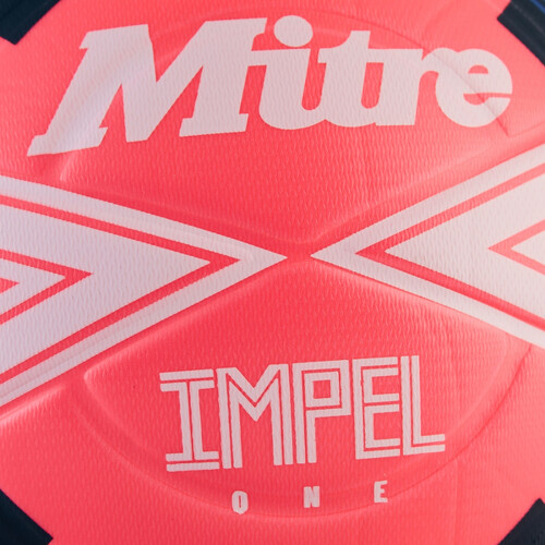 Mitre (3, Fluorescent Pink/White/Black) Mitre Impel One Football 2