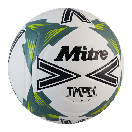 Mitre (5, White/Black/Sage) Mitre Impel One Football 2