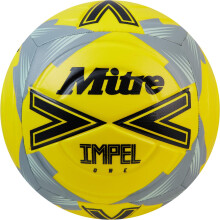 (5, Fluorescent Yellow/Black/Grey) Mitre Impel One Football
