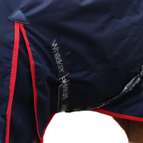 (5', Navy) Whitaker Rastrick V2 Fixed Neck Airflow Horse Turnout Rug 2