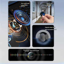 Magnetisches Kabelloses Lavaliermikrofon, Mikrofon Zur Rauschunterdrückung bei Audio- und Videoaufnahmen mit Ladeetui für IOS