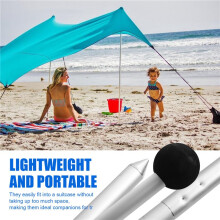 Beach Tent Poles Replacement 2 Packs Foldable Portable Aluminum Alloy Repairing Fixing Accessories for Camping Parties
