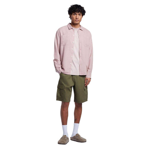 Farah (M, Pink) Farah Mens Nelson Slub Shirt 2