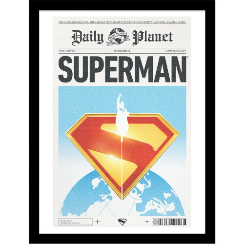Superman Superman Daily Planet Framed Poster