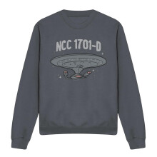 (XXL, Black) Star Trek Unisex Adult The Next Generation Sweatshirt