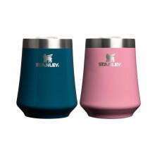 Set de Regalo de Vaso de Vino STANLEY | 11 oz 2-Pack Vaso de Acero Inoxidable para Vino, Cócteles