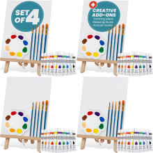 Set de 4 Kits de Pintura CraftyCrocodile para Adultos y Parejas - Kit de Pintura para Citas y Manualidades