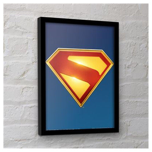 Superman Superman Logo Framed Poster 2