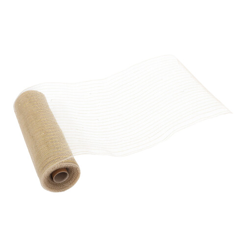 PP Dekoratives Geschenk-Mesh, Beige, Ideal Für 1