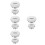 4Sets Atv Motor Seitenschutz Silber ABS Abdeckung Leicht Portable 10