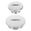 4Sets Atv Motor Seitenschutz Silber ABS Abdeckung Leicht Portable 3