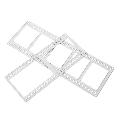 2Stk Geometrische Stanzformen Robustem Carbonstahl Silber 1