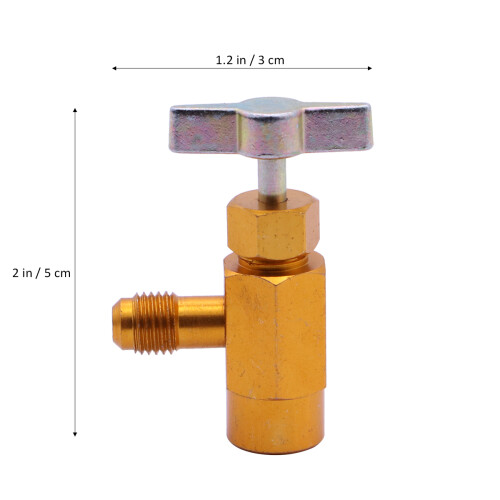 2Pcs Brass Can Tap Tool For 1/2" Threads Dispensing Refrigerant 2